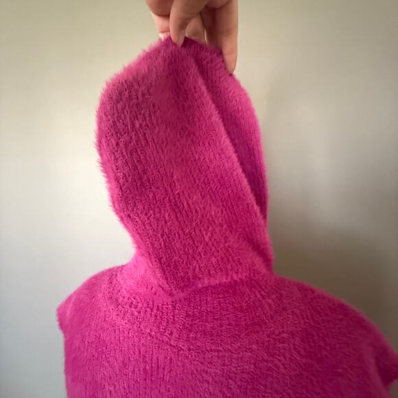 Melissa Nepton pink sleeveless hooded sweater - Birdie - vest - magenta - size S - Picture 8 of 10